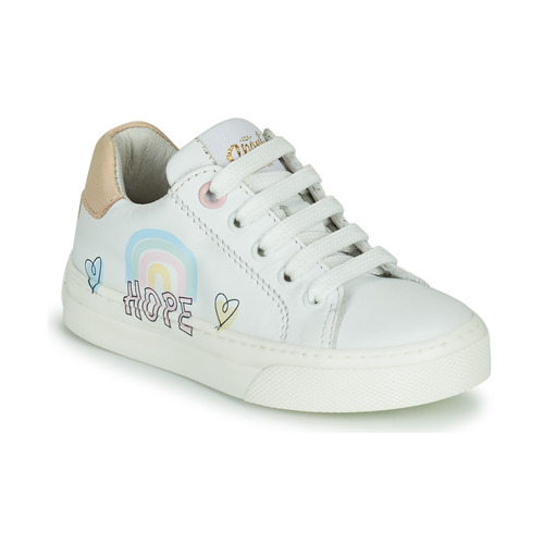 Chaussures Fille Baskets basses GBB EVANNE Blanc