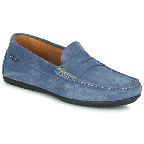 Chaussures Homme Mocassins Pellet CADOR Velours jeans