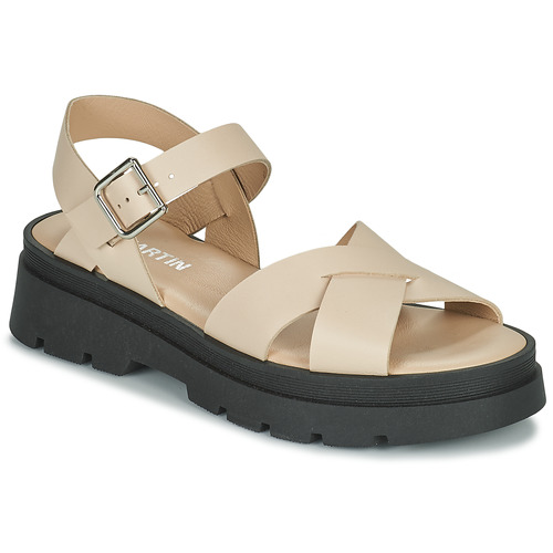 Chaussures Femme Sandales et Nu-pieds JB Martin DECIDEE VEAU BEIGE