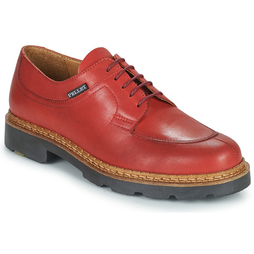 Chaussures Femme Derbies Pellet LURON VEAU CARMIN