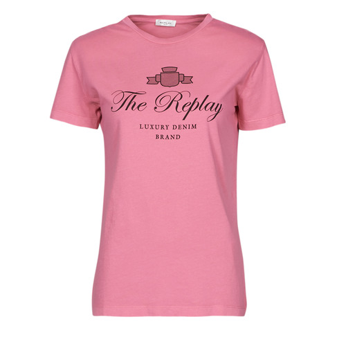 Vêtements Femme T-shirts manches courtes Replay W3572A Rose