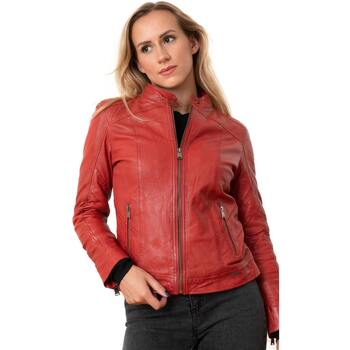 Vêtements Femme Vestes en cuir / synthétiques Cityzen ISABELA RED Rouge