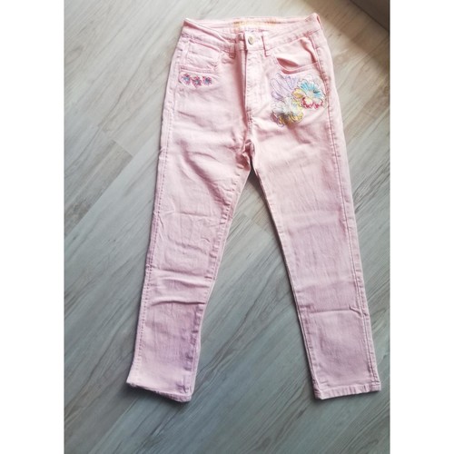 Vêtements Femme Jeans 3/4 & 7/8 Desigual Pantalon 7/8eme Rose