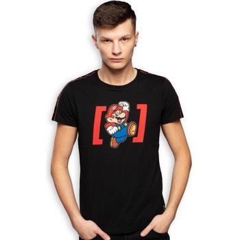 Vêtements Homme T-shirts & Polos Capslab SUPER MARIO T-shirt Col rond Homme MAR2 Noir