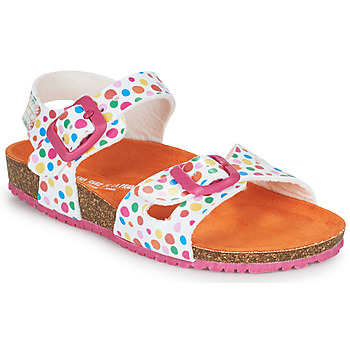 Chaussures Fille Sandales et Nu-pieds Agatha Ruiz de la Prada BIO Blanc / Multicolore