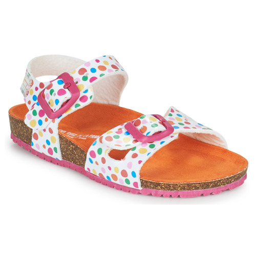 Chaussures Fille Sandales et Nu-pieds Agatha Ruiz de la Prada BIO Blanc / Multicolore