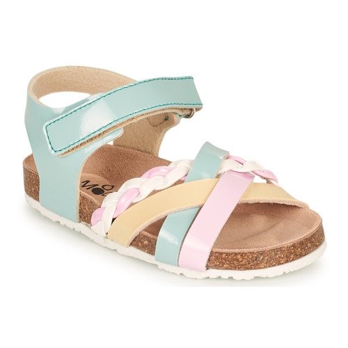 Chaussures Fille Sandales et Nu-pieds Mod'8 KOENIA Bleu / Rose