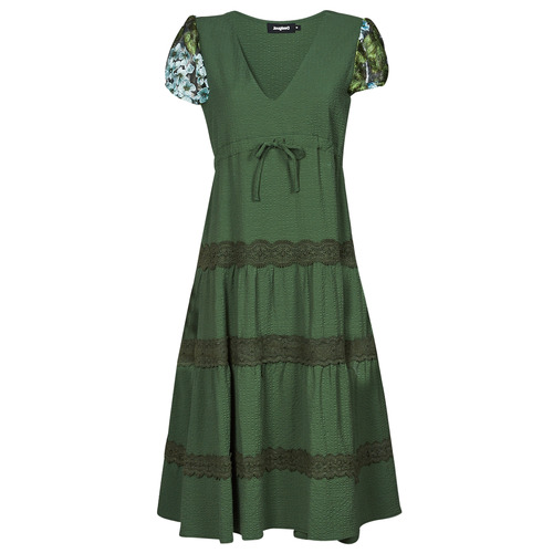 Vêtements Femme Robes longues Desigual VEST_GINGY Vert