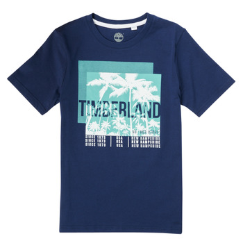 Vêtements Garçon T-shirts manches courtes Timberland HOVROW Marine