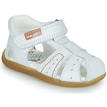 Chaussures Garçon Sandales et Nu-pieds Pablosky TOMETTE Blanc