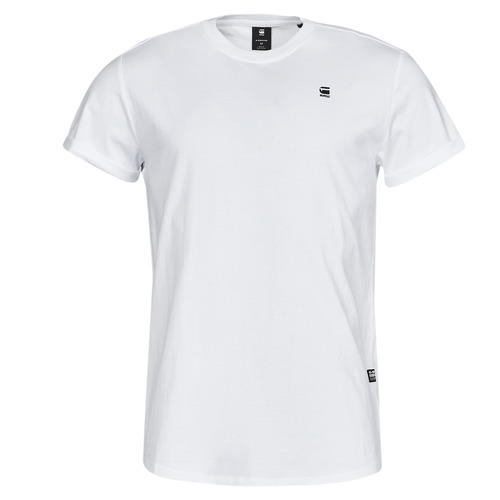 Vêtements Homme T-shirts manches courtes G-Star Raw LASH R T S\S Blanc