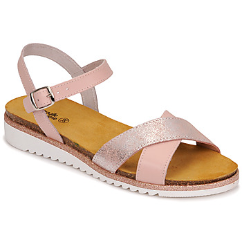 Chaussures Fille Sandales et Nu-pieds Citrouille et Compagnie GAUFRETTE Rose