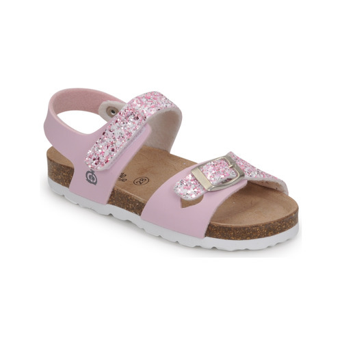 Chaussures Fille Sandales et Nu-pieds Citrouille et Compagnie PAPITO Pailettes rose