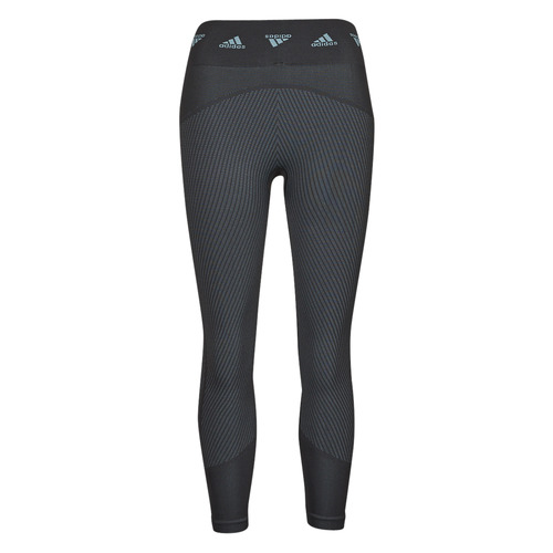 Vêtements Femme Leggings adidas Performance STUDIO AEROKNIT 7/8 Leggings magic grey/carbon