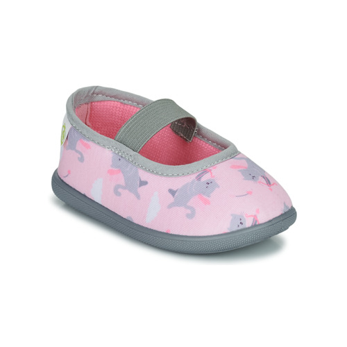 Chaussures Fille Chaussons Citrouille et Compagnie CERISETTE ROSE