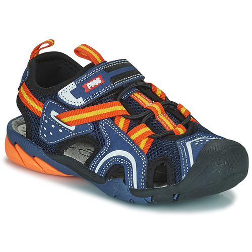 Chaussures Garçon Sandales sport Primigi 1966522 Marine / Orange