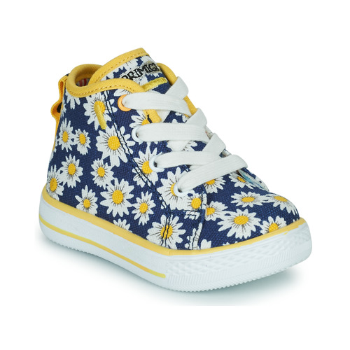 Chaussures Fille Baskets montantes Primigi 1950600 Bleu / Blanc / Jaune