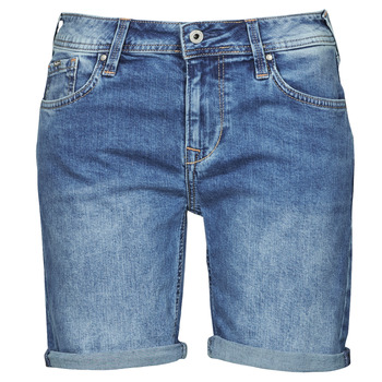 Vêtements Femme Shorts / Bermudas Pepe jeans POPPY Bleu