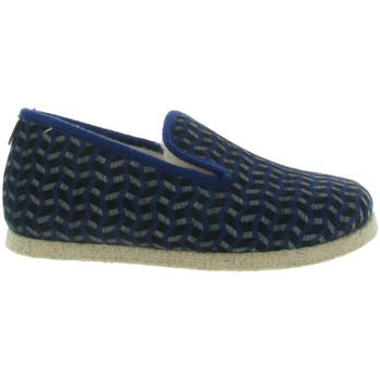 Chaussures Femme Chaussons Chausse Mouton KYOTO Bleu