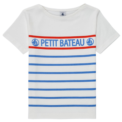 Vêtements Garçon T-shirts manches courtes Petit Bateau BLEU Multicolore