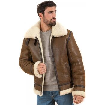 Vêtements Homme Vestes en cuir / synthétiques Cityzen EDMONTON BROWN Marron