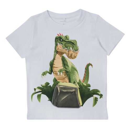 Vêtements Garçon T-shirts manches courtes Name it NMMGIGANTOSAURUS Blanc