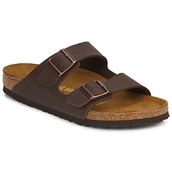 Chaussures Mules Birkenstock ARIZONA LARGE FIT Marron foncé