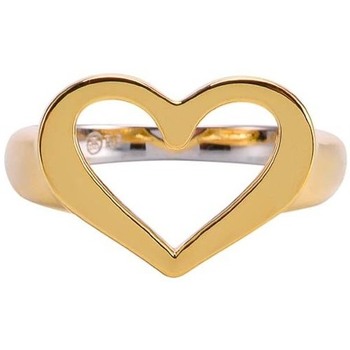 Montres & Bijoux Femme Bijoux Orusbijoux Bague Argent Doré Cœur Valentine Doré