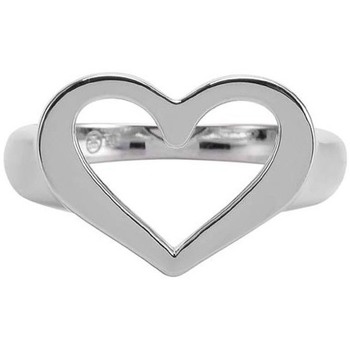 Montres & Bijoux Femme Bijoux Orusbijoux Bague Argent Rhodié Cœur Valentine Argenté