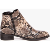 Chaussures Femme Bottines Les Petites Bombes Bottines Aline snake - Les Petites Bombes Marron