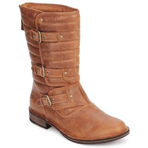 Chaussures Femme Bottes ville UGG TATUM Chestnut 