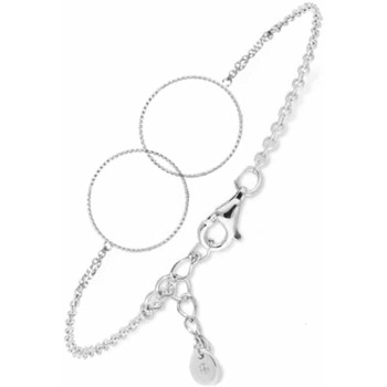 Montres & Bijoux Femme Bracelets Orusbijoux Bracelet Argent Rodhié Diamanté Greta Argenté