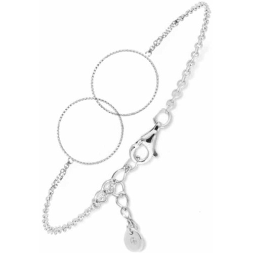 Montres & Bijoux Femme Bracelets Orusbijoux Bracelet Argent Rodhié Diamanté Greta Argenté