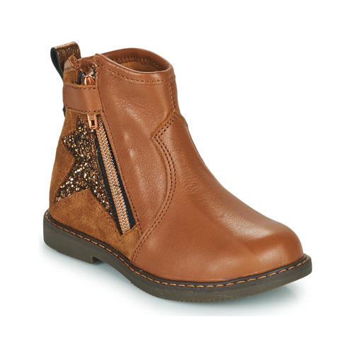 Chaussures Fille Boots GBB COMETTE Marron