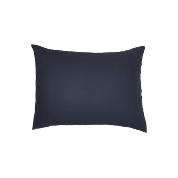 Maison & Déco Taies d'oreillers / traversins Today ORGANIC NAVY X2 Blanc