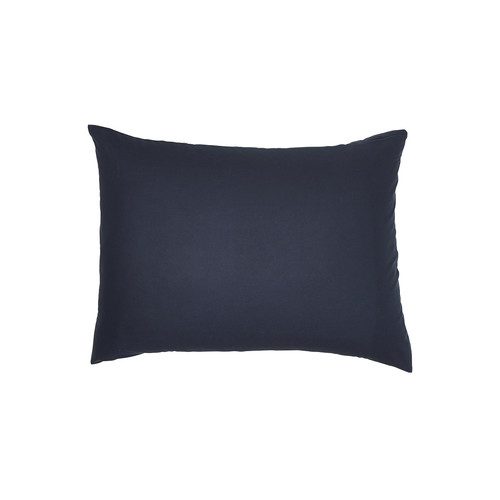 Maison & Déco Taies d'oreillers / traversins Today ORGANIC NAVY X2 Blanc