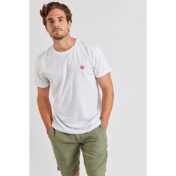 Vêtements Homme T-shirts manches courtes 1789 Cala YANN CORAIL Blanc