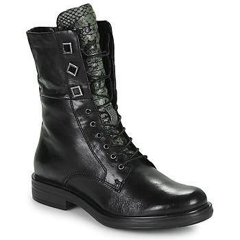 Chaussures Femme Boots Mjus CAFE METAL Noir / Python