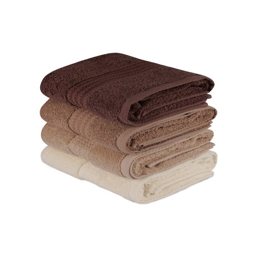 Maison & Déco Serviettes et gants de toilette Mjoll RAINBOW X40 Cream Beige Brown