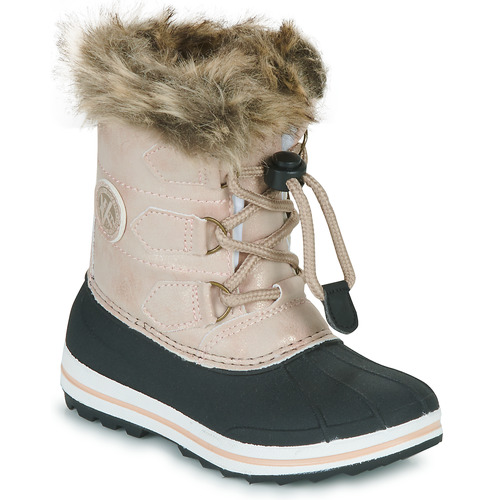 Chaussures Fille Bottes de neige Kimberfeel ADRIANA2 Rose Poudre / Noir