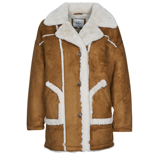 Vêtements Femme Manteaux Pepe jeans ALTHEA Camel