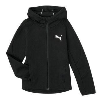 Vêtements Garçon Sweats Puma EVOSTRIPE CORE FZ HOODIE Noir