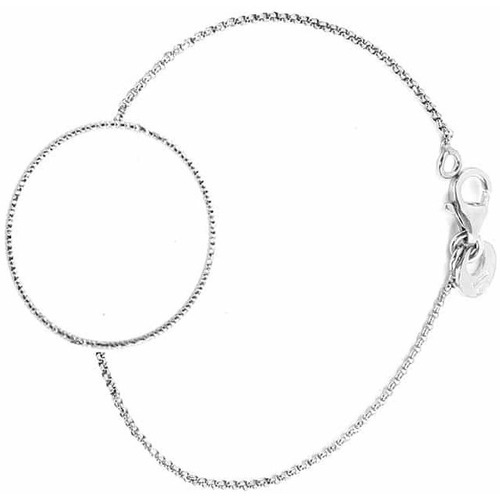 Montres & Bijoux Femme Bracelets Orusbijoux Bracelet Argent Rhodié Diamanté Gaia Argenté