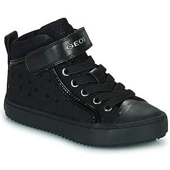 Chaussures Fille Baskets montantes Geox J KALISPERA GIRL I Noir