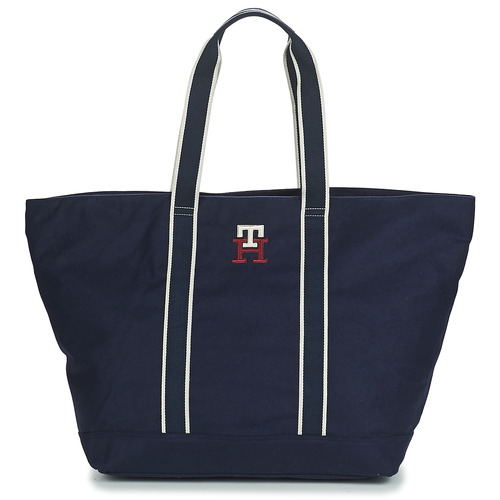 Sacs Cabas / Sacs shopping Tommy Hilfiger NEW PREP OVERSIZED TOTE Marine Nvo Logo Th