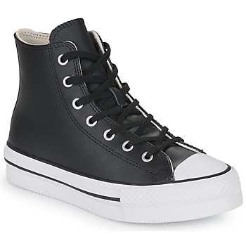 Chaussures Fille Baskets montantes Converse Chuck Taylor All Star Eva Lift Leather Foundation Hi Noir