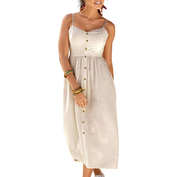 Vêtements Femme Robes Lascana Robe estivale longue Summer Kapsel Beige