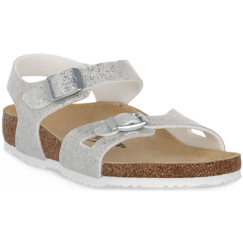 Chaussures Fille Multisport Birkenstock RIO COSMIC SPARKLE WHITE CAL S Blanc