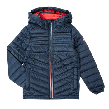 Vêtements Garçon Doudounes Jack & Jones JJEHERO PUFFER HOOD Marine