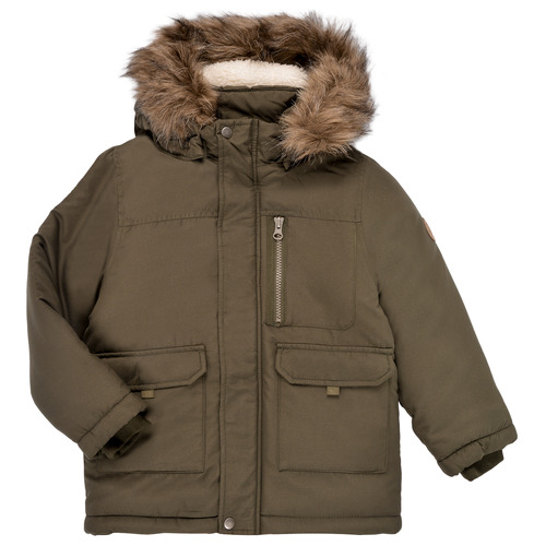 Vêtements Garçon Parkas Name it NKMMACE PARKA JACKET Kaki